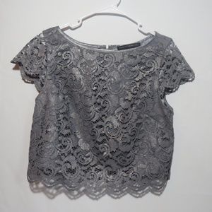 White House Black Market Sz. 12 Lace Blouse